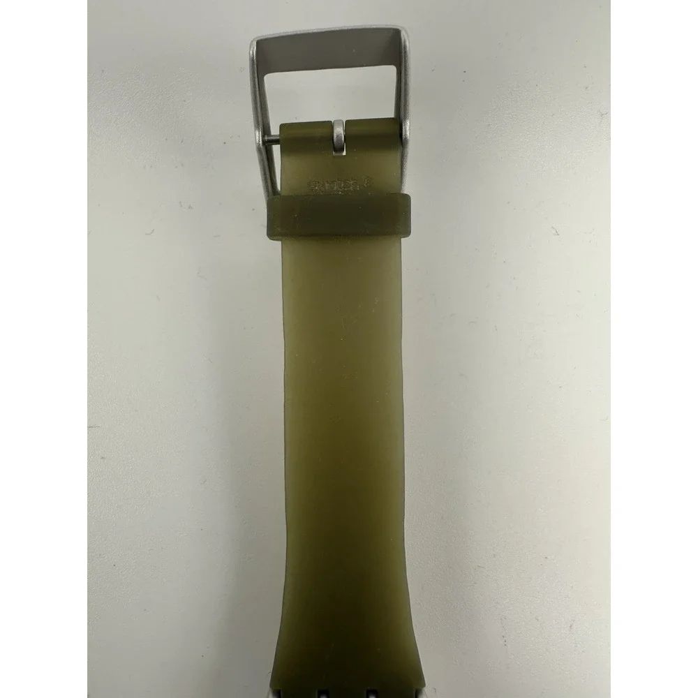 Swatch Watch SPARKLING‎ OLIVE Irony YLS1017 2002 New Battery 33MM 7.5
